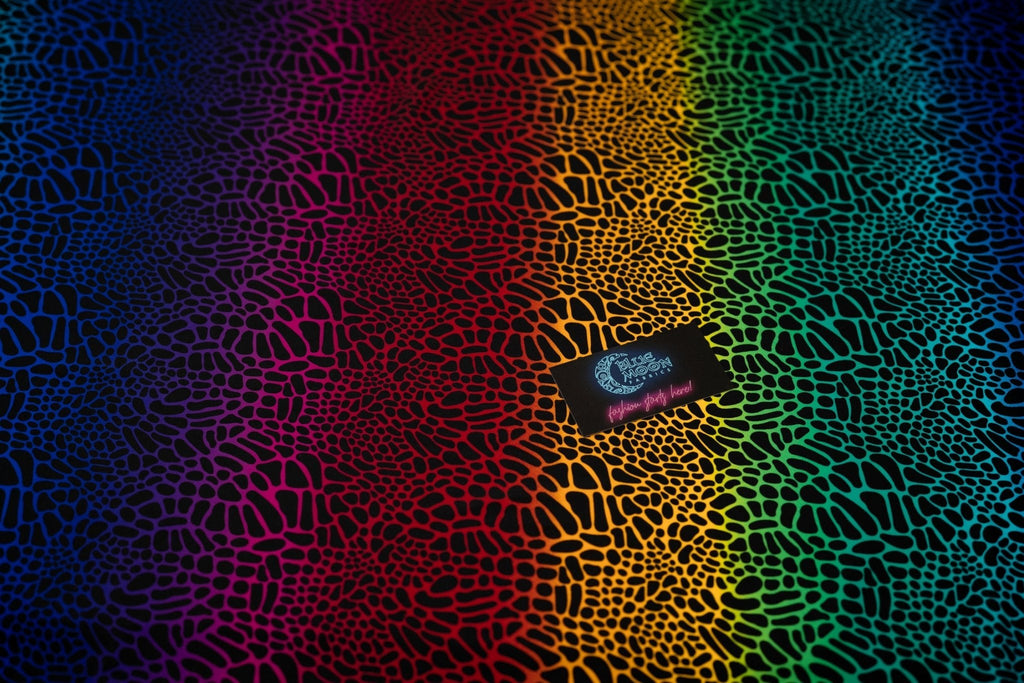 Multicolor Safari Spots Printed Spandex Fabric | CDW