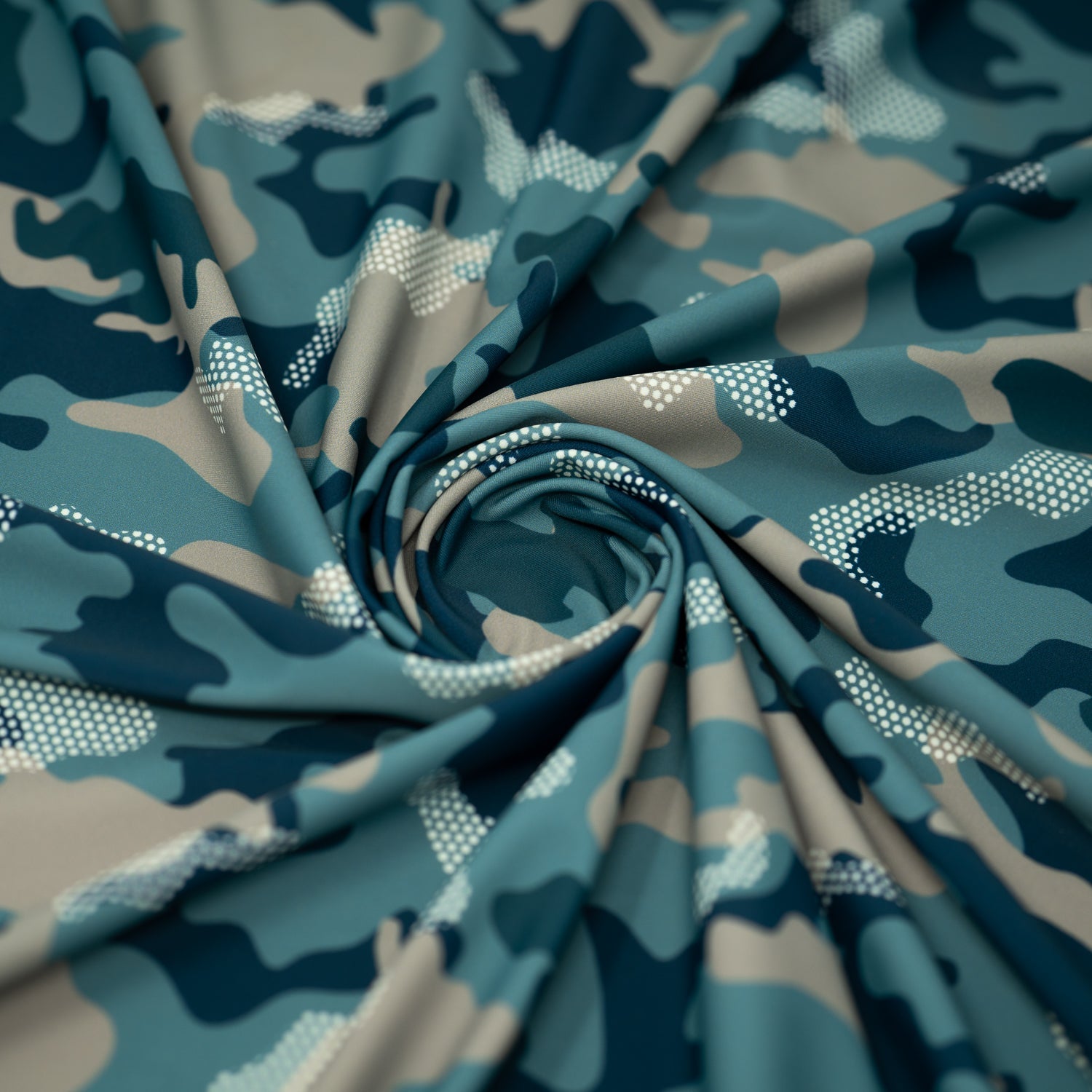 Fiji Camouflage Printed Spandex Fabric | CDW