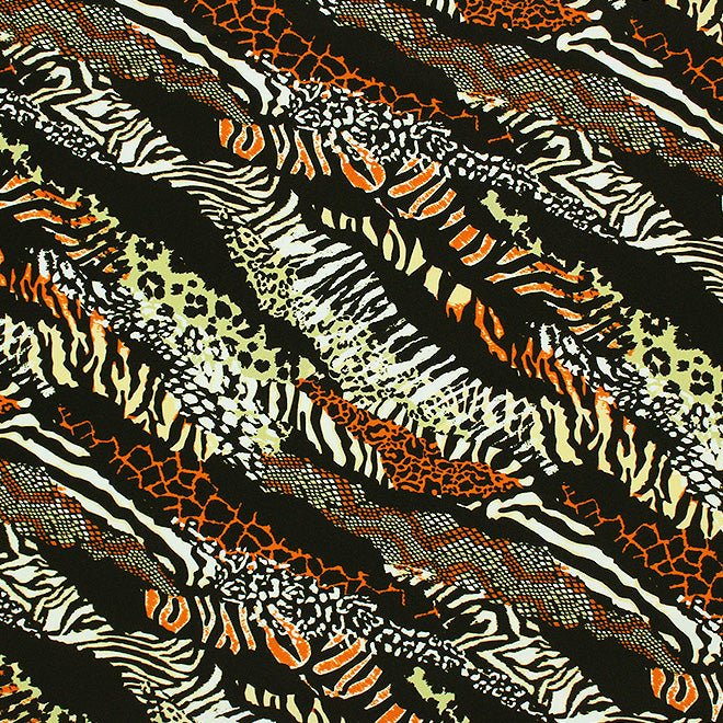 Jungle Slivers Printed Spandex Fabric | CDW
