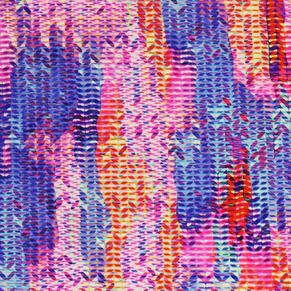 Multi Color Weave Printed Spandex | CDW