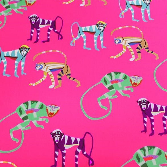 Pink Monkey Printed Spandex | CDW