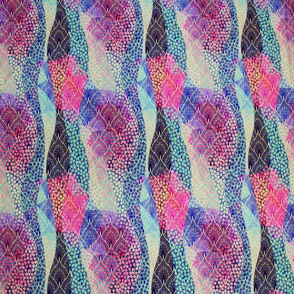 Fun Mandala Printed Spandex | CDW