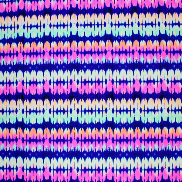 Tie Dye Stripes Printed Spandex | CDW