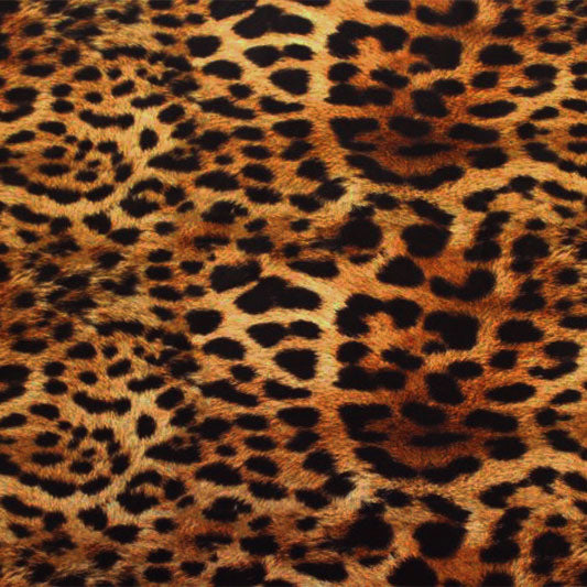 Leopard Spotted Safari Printed Spandex Fabric | CDW