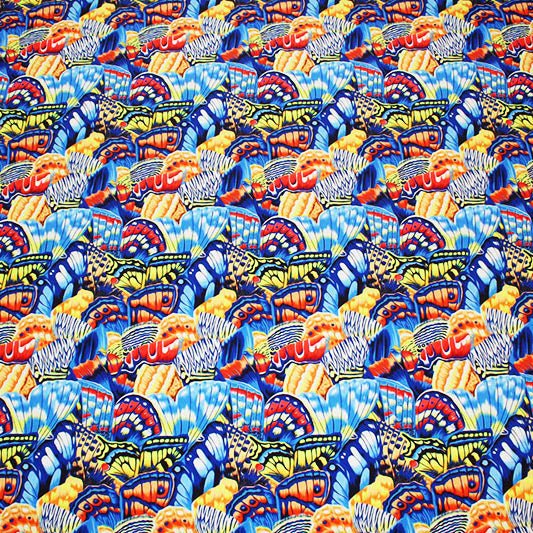Butterfly Fields Printed Spandex | CDW