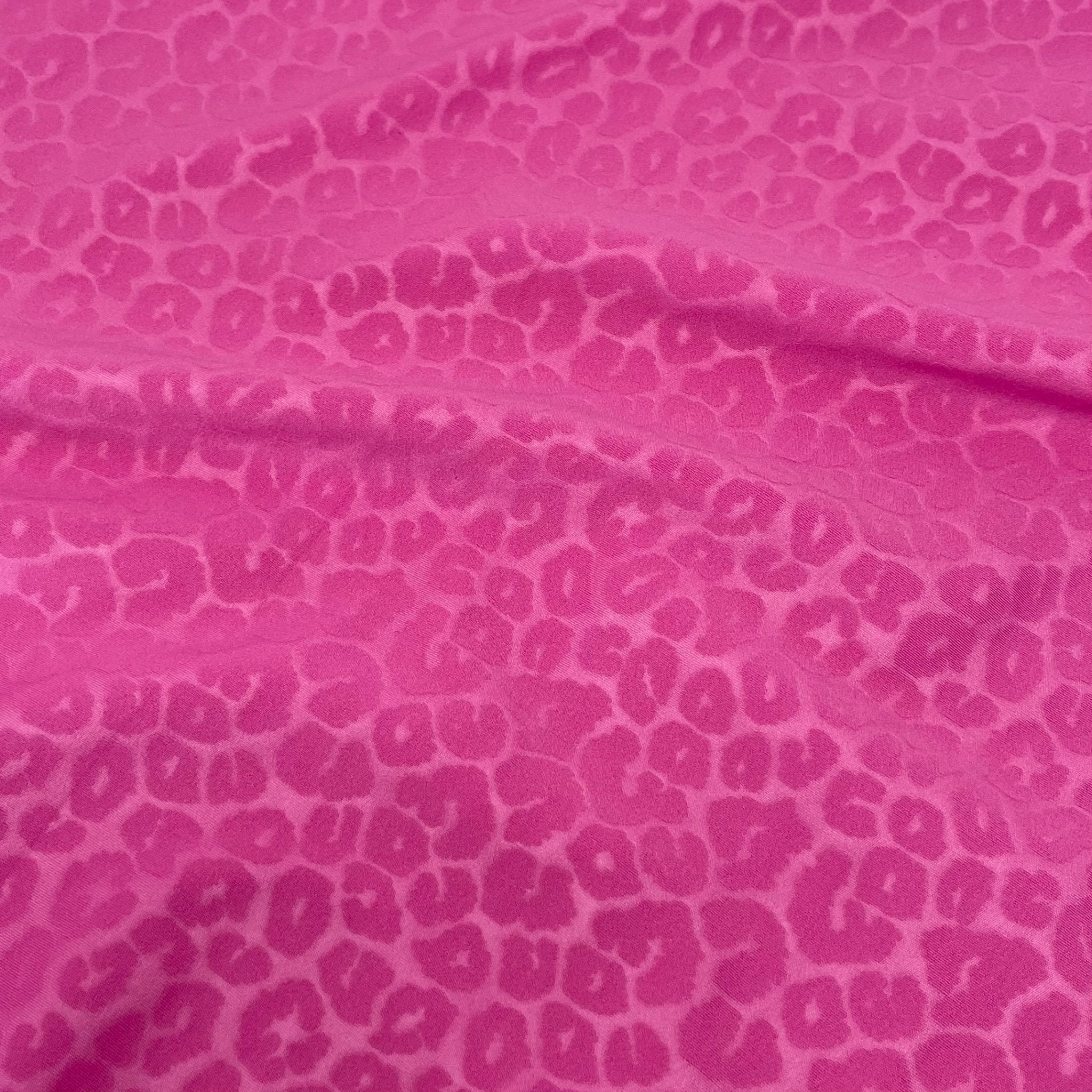Nala Embossed Leopard Spandex Fabric | CDW