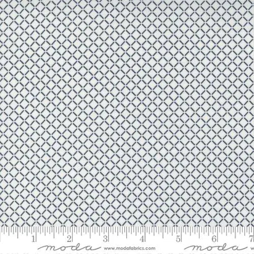 Nantucket Summer Cream Navy Sail Check Plaids 44"/45" Fabric Per Yard