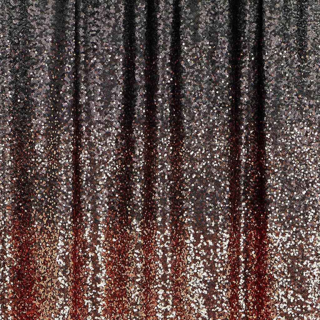 Short Ombre Stretch Mesh Sequin Fabric | CDW