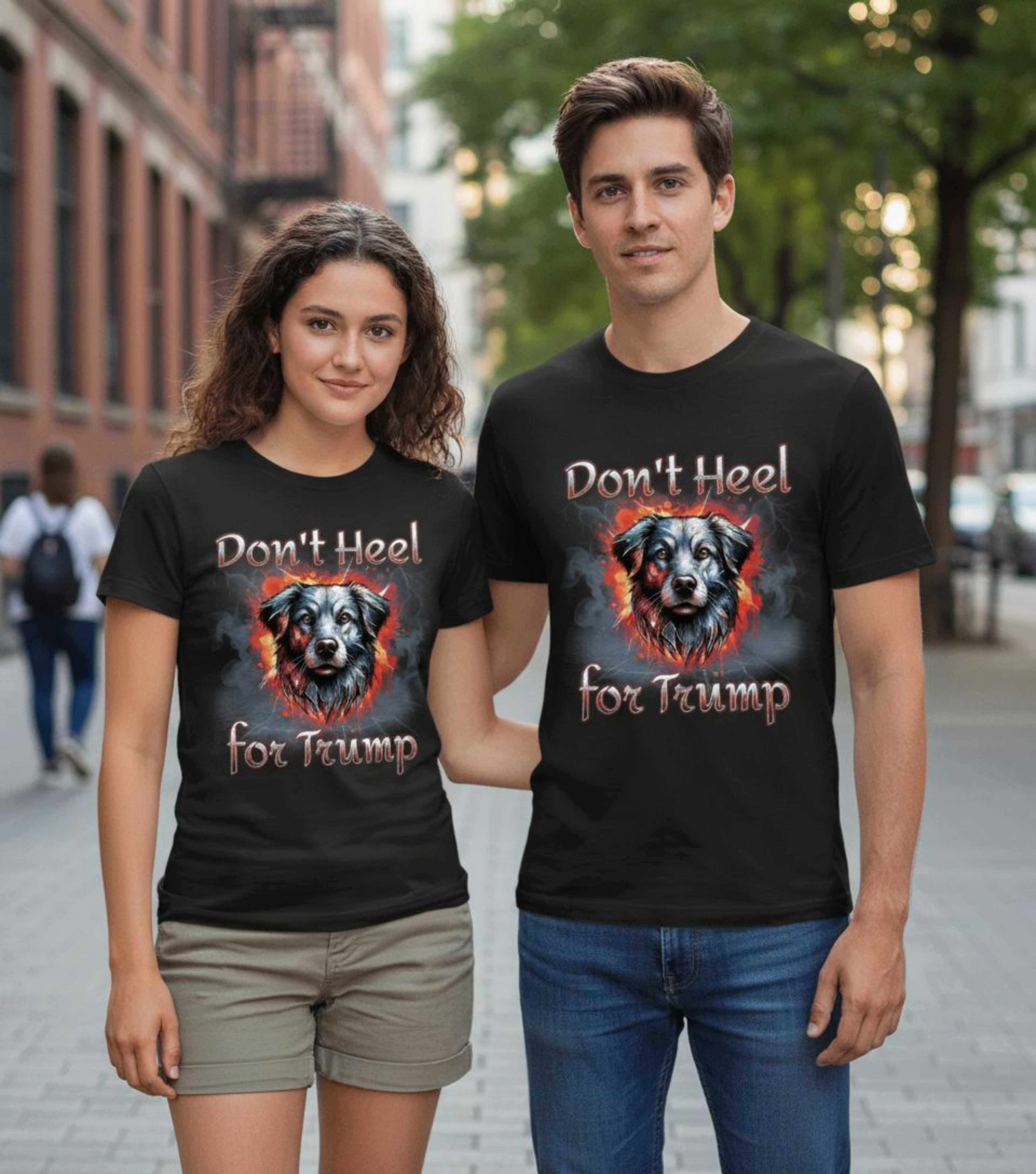 Resisbrownce "Don't Heel for Trump" Tee