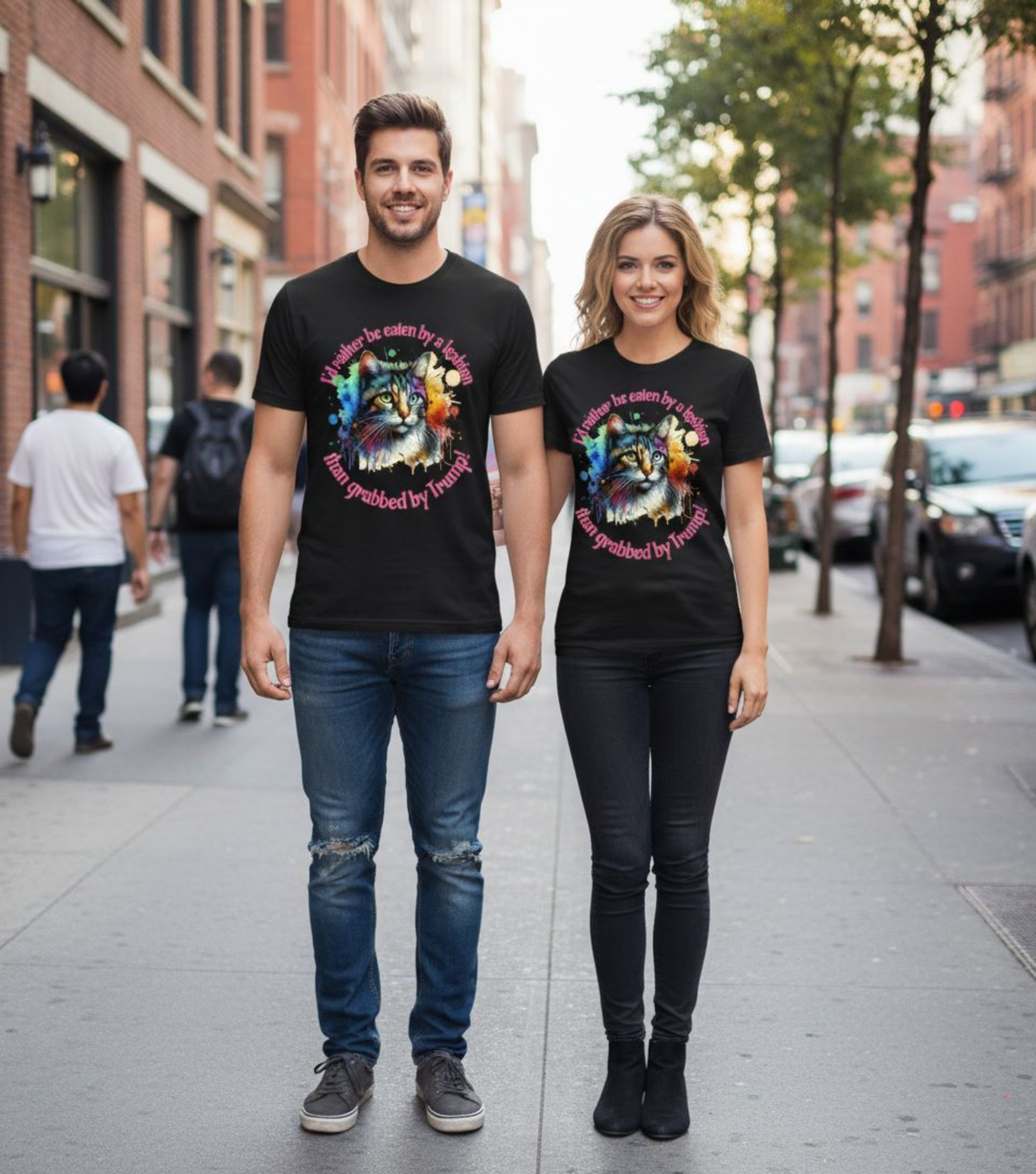 ULTRA-SOFT Anti-Trump Cat Tee | LGBT Satire