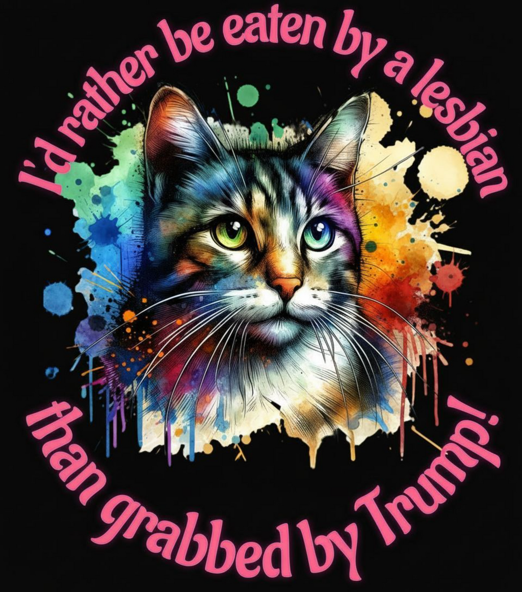 ULTRA-SOFT Anti-Trump Cat Tee | LGBT Satire