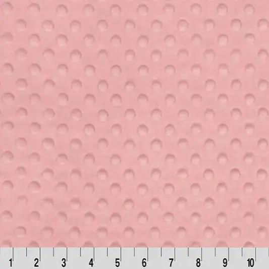 Pink Blush Cuddle Dimple Fabric per yard