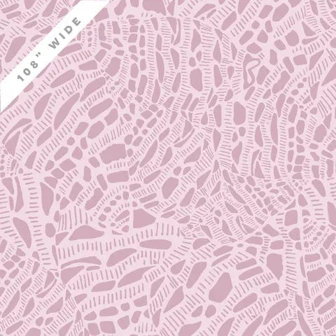 Pink Neverending Seashell Serenade Quilter's Weight Cotton Wideback Fabric per yard