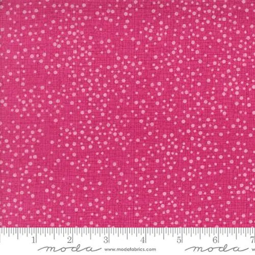 Pink Superbloom Dotty Thatched 44"/45" Fabric Per Yard