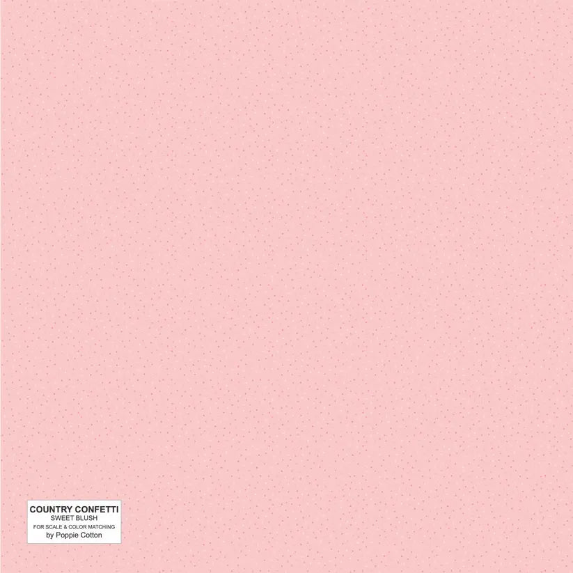 Pink Sweet Blush Cotton 44"/45" Fabric Per Yard