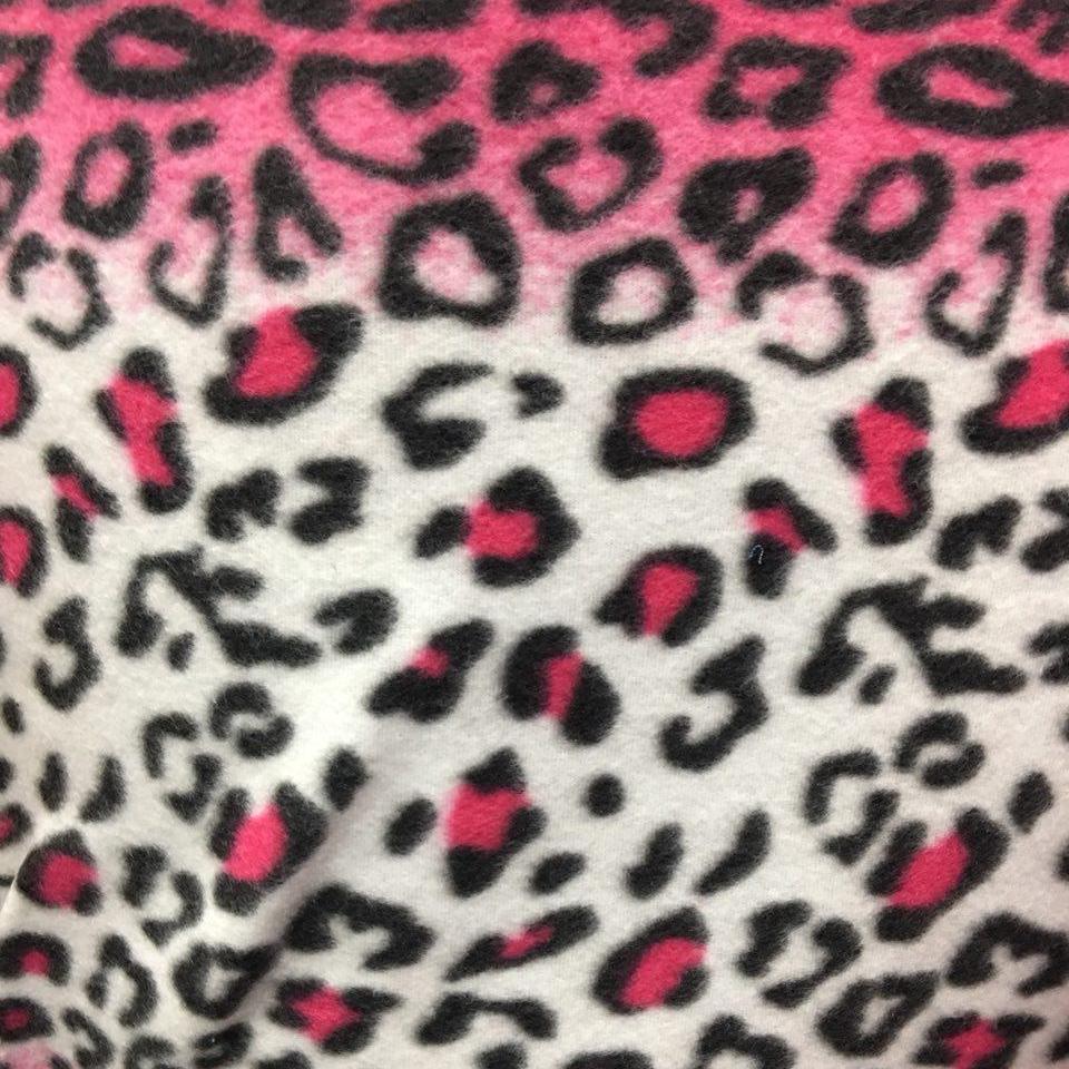 Leopard Print Fleece Fabric