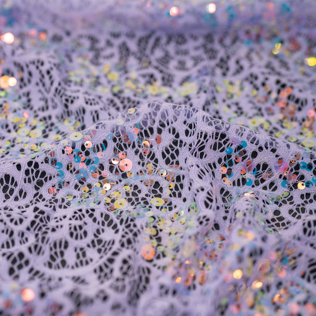 Precious Stretch Lace Sequin Fabric | CDW