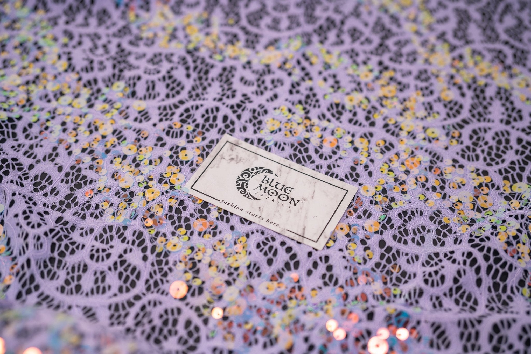 Precious Stretch Lace Sequin Fabric | CDW