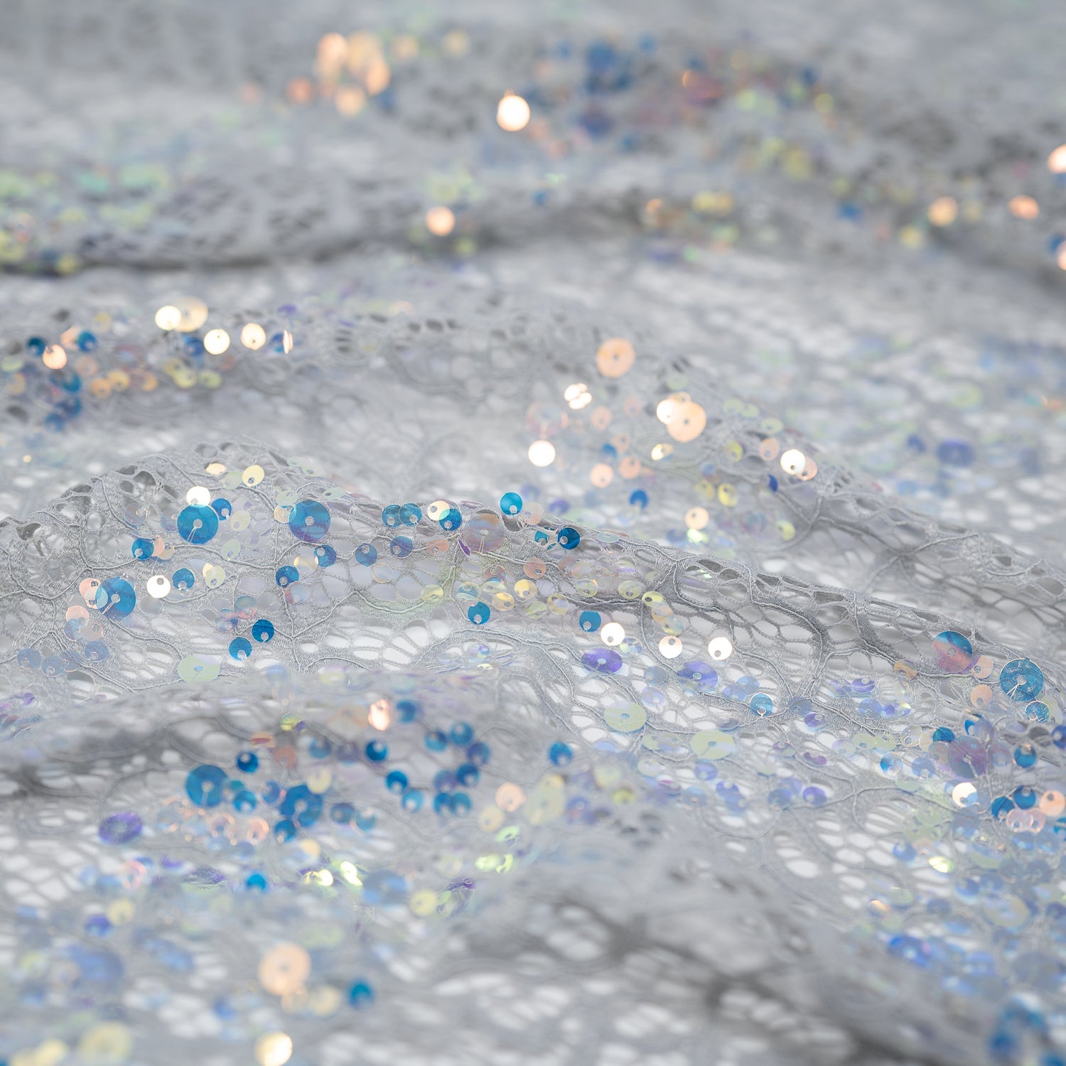 Precious Stretch Lace Sequin Fabric | CDW