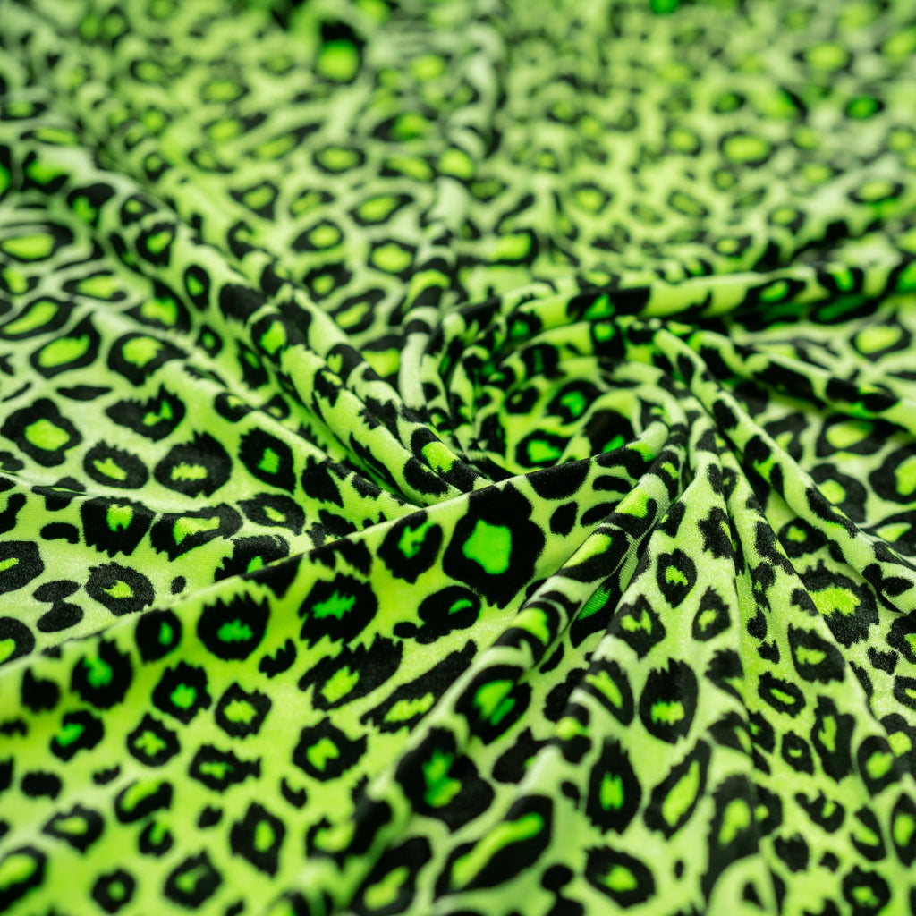 Pug Leopard Primo Stretch Velvet Fabric | CDW
