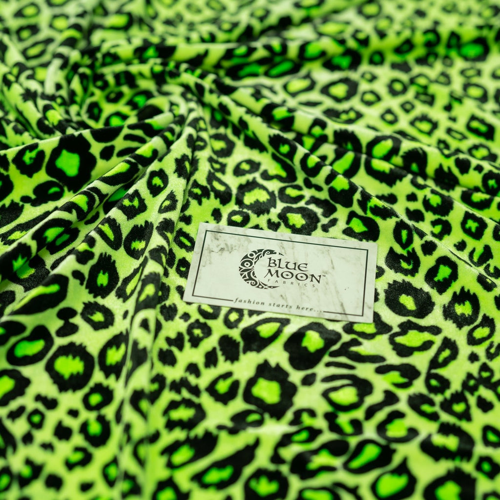 Pug Leopard Primo Stretch Velvet Fabric | CDW