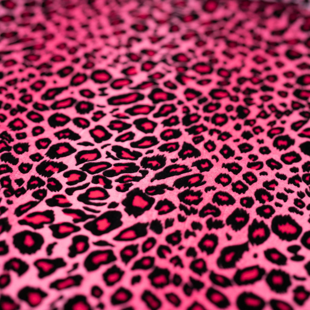 Pug Leopard Primo Stretch Velvet Fabric | CDW