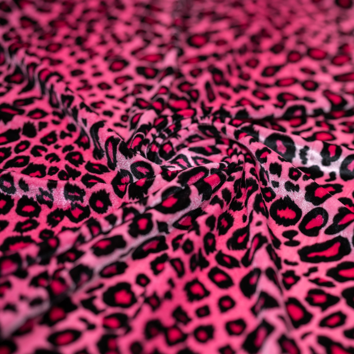 Pug Leopard Primo Stretch Velvet Fabric | CDW