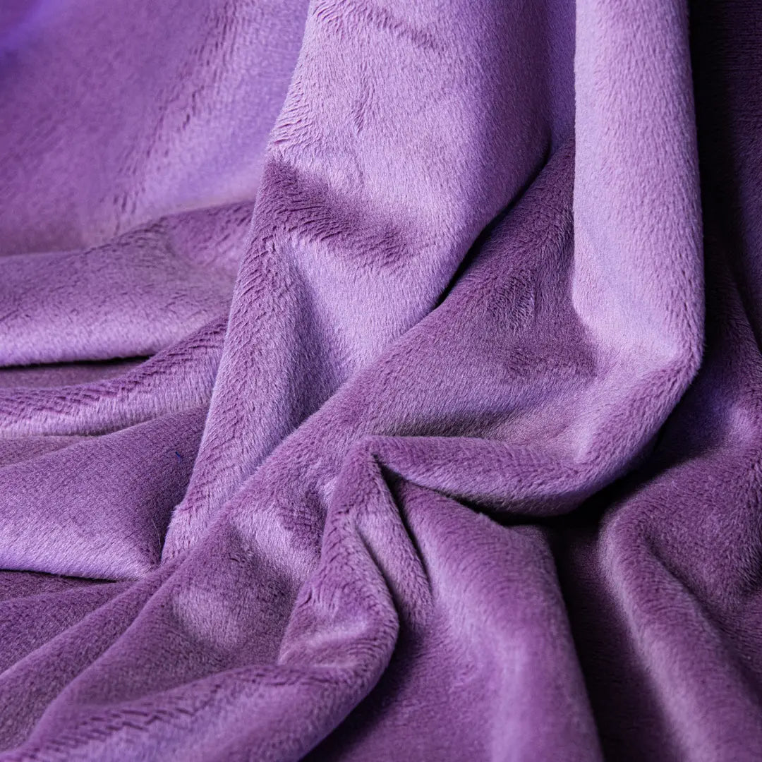Purple Wineberry Cuddle 3 Extra Wide Solid Fabric per yard