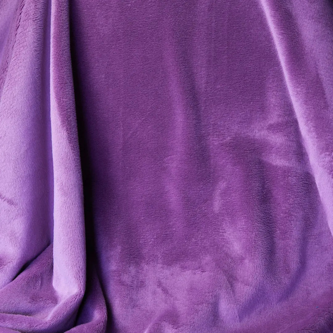 Purple Wineberry Cuddle 3 Extra Wide Solid Fabric per yard