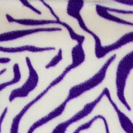 Zebra Print Fleece Fabric