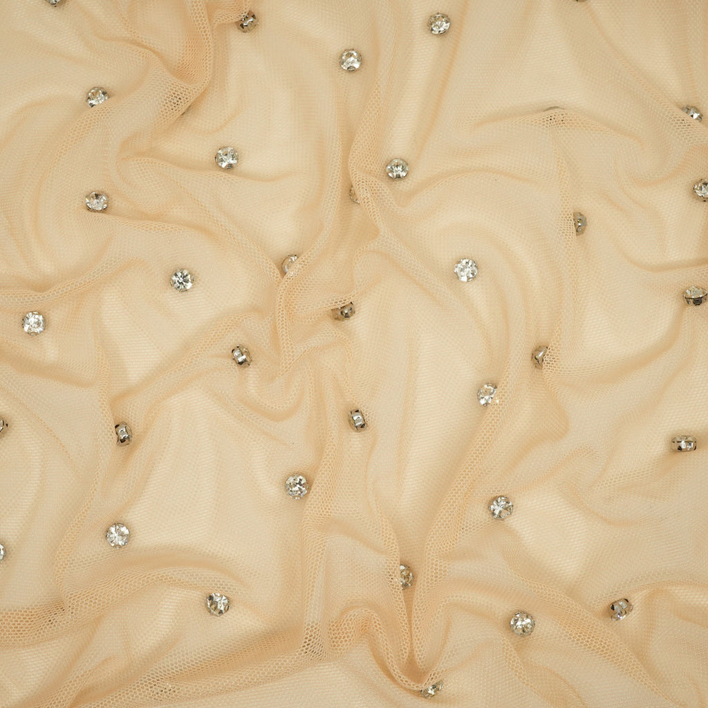 Stellar Rhinestone Stretch Mesh Fabric | CDW