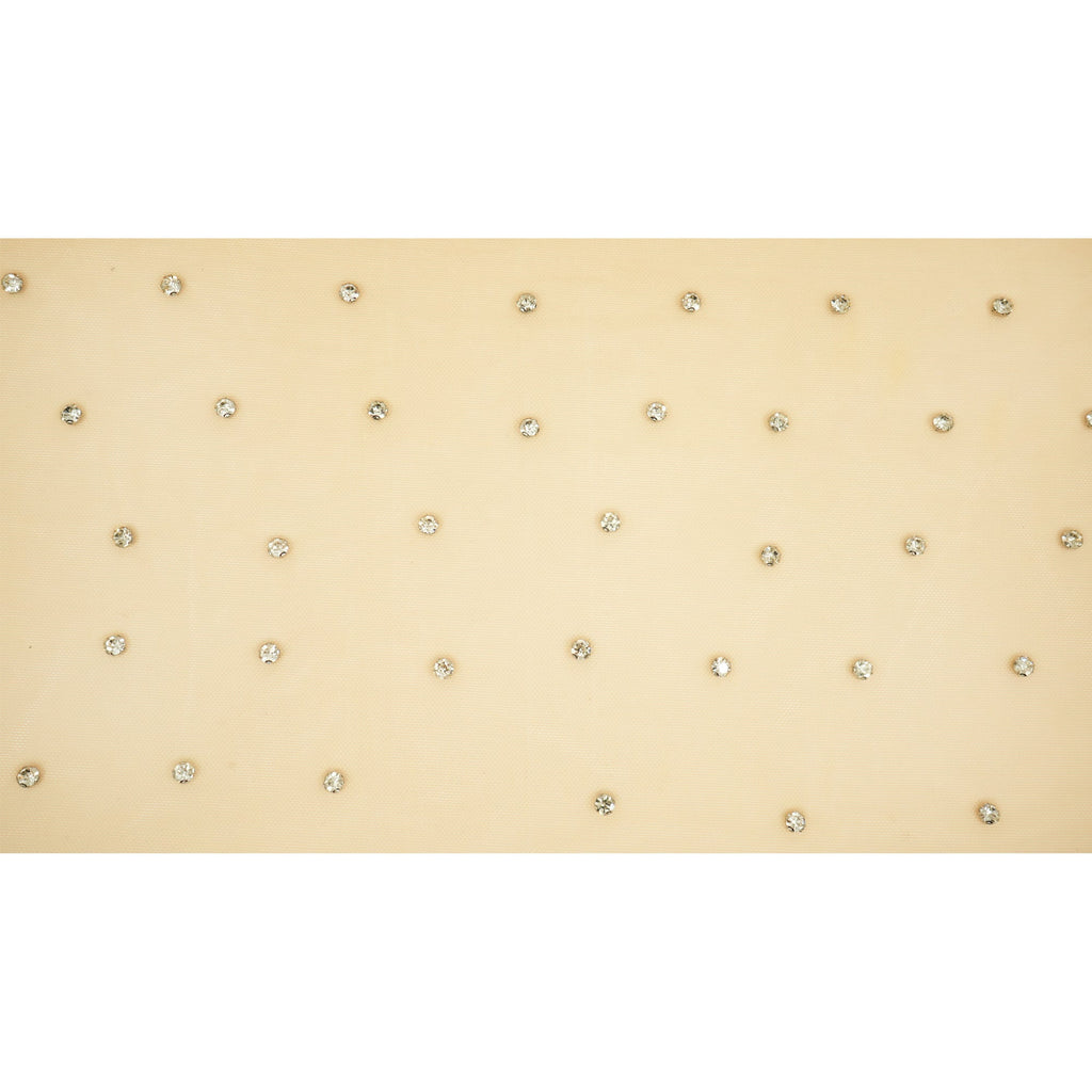 Stellar Rhinestone Stretch Mesh Fabric | CDW
