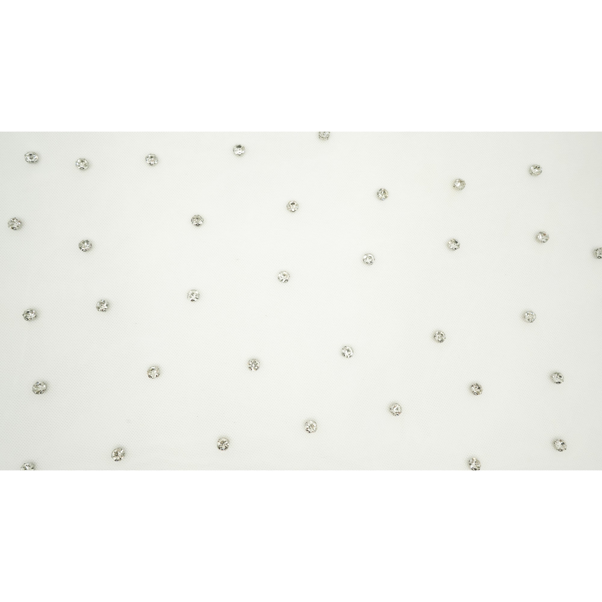 Stellar Rhinestone Stretch Mesh Fabric | CDW