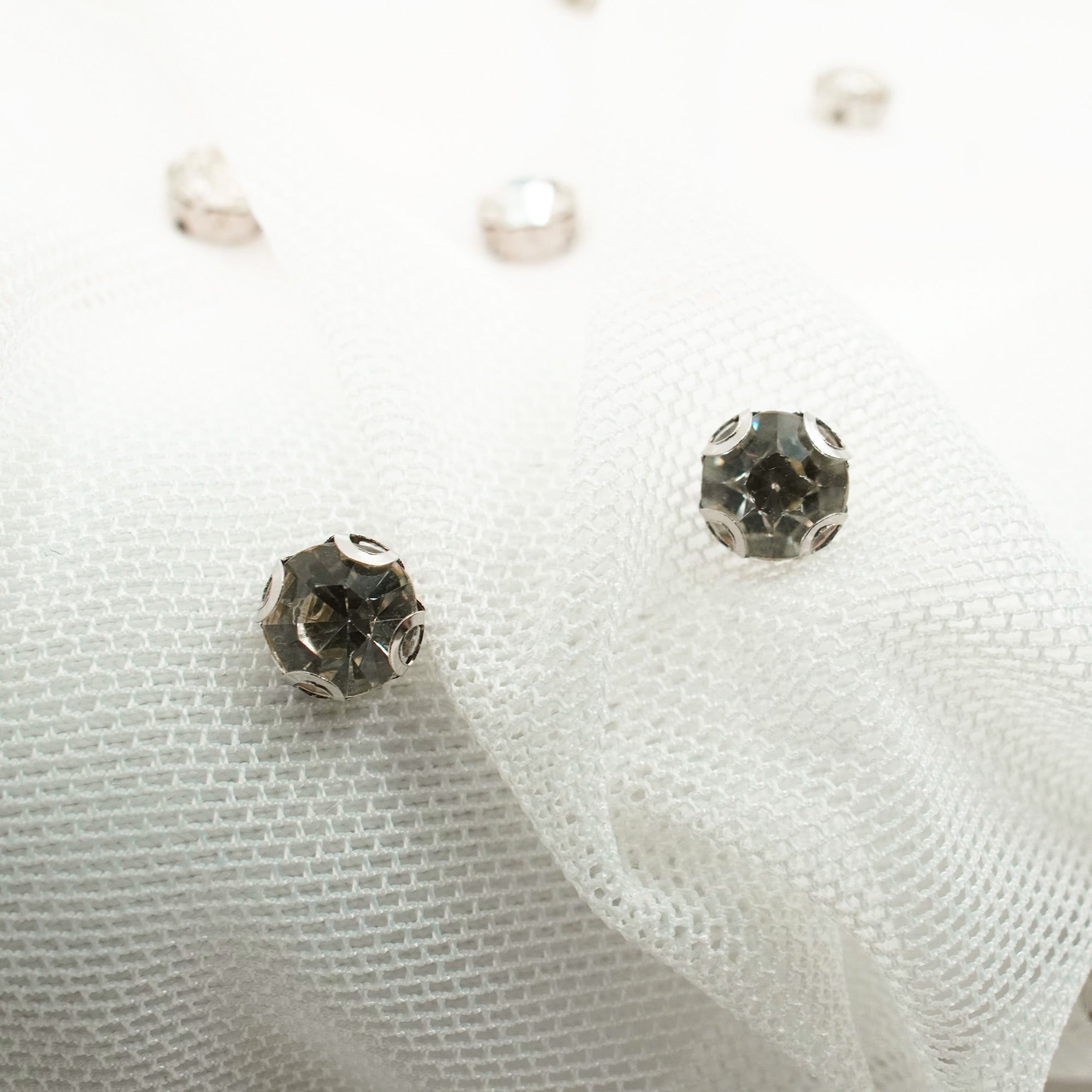 Stellar Rhinestone Stretch Mesh Fabric | CDW