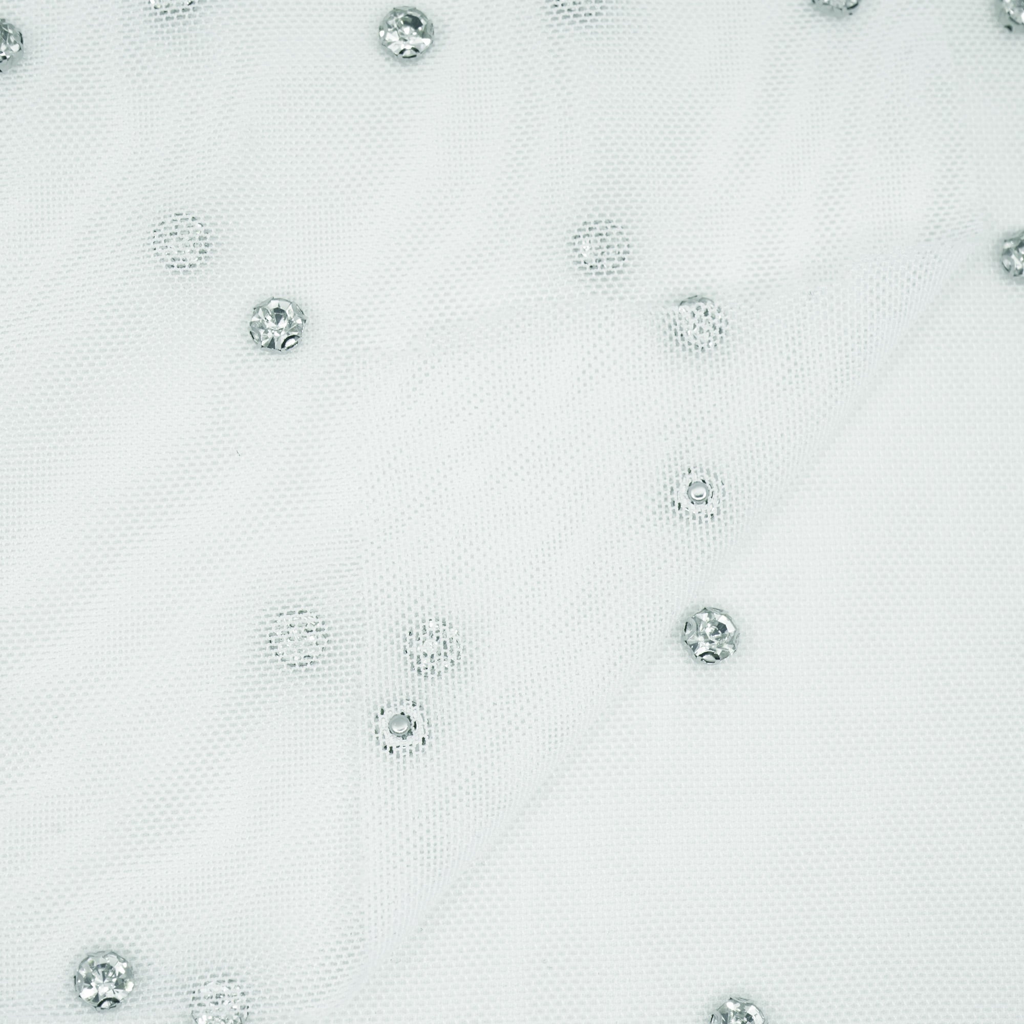 Stellar Rhinestone Stretch Mesh Fabric | CDW