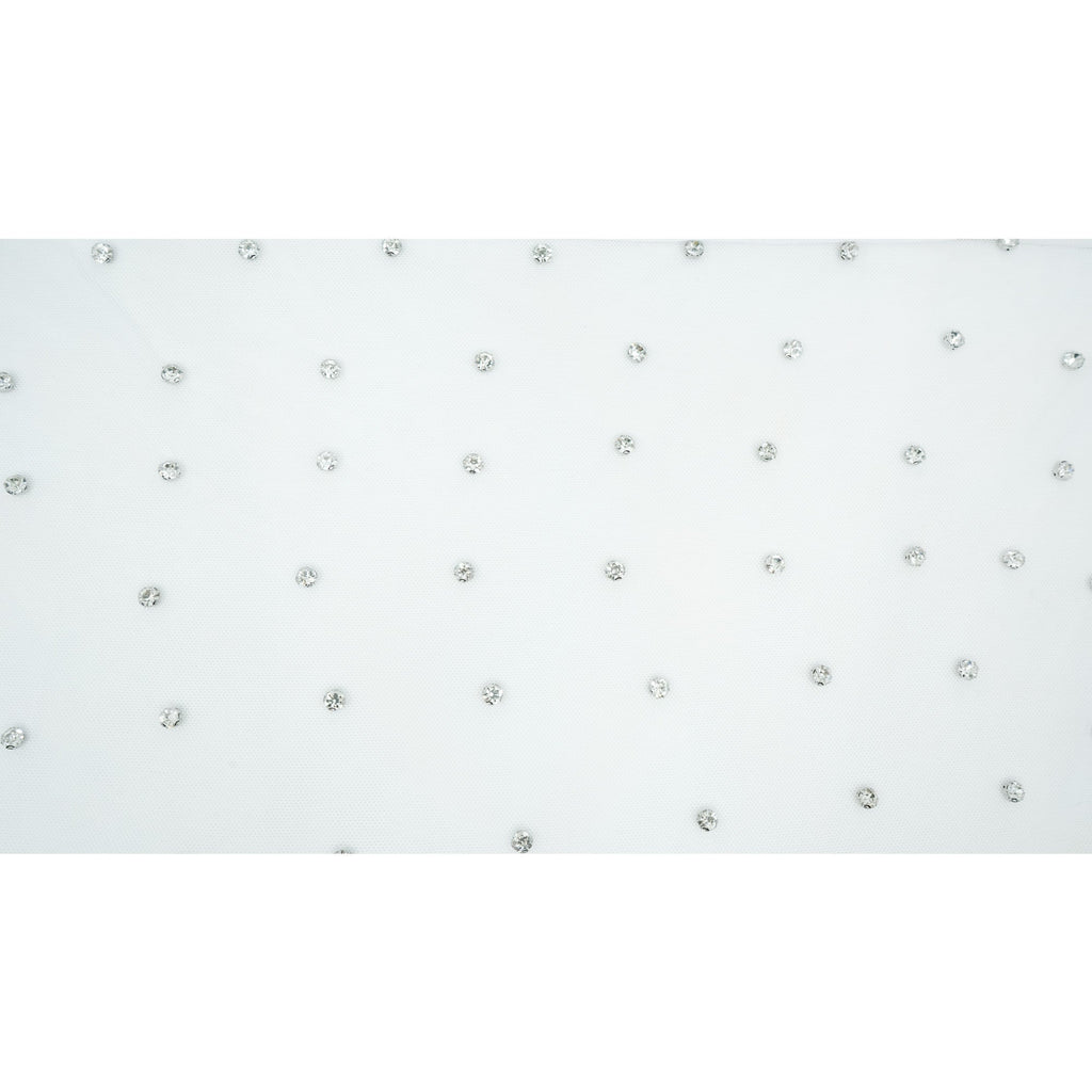 Stellar Rhinestone Stretch Mesh Fabric | CDW