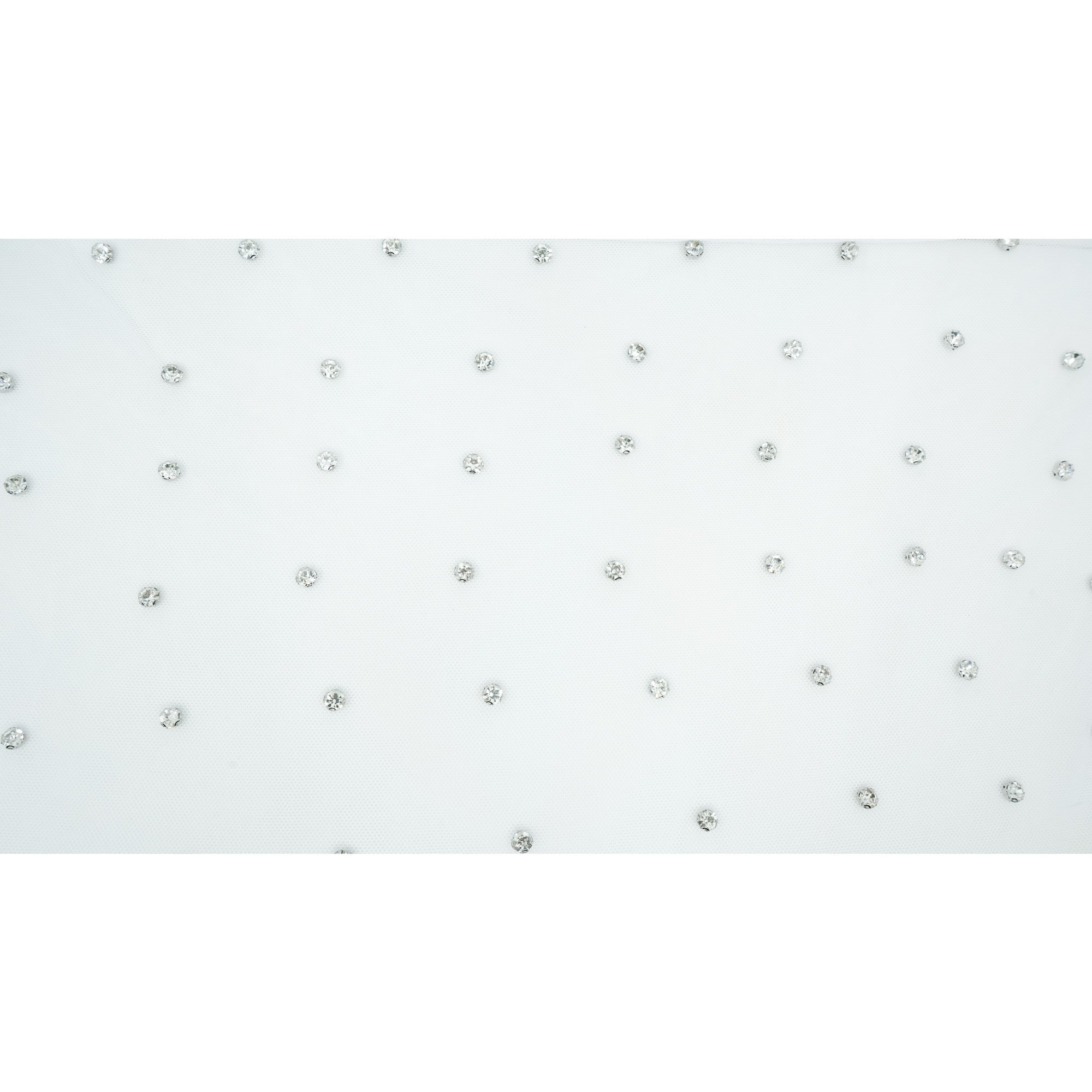 Stellar Rhinestone Stretch Mesh Fabric | CDW