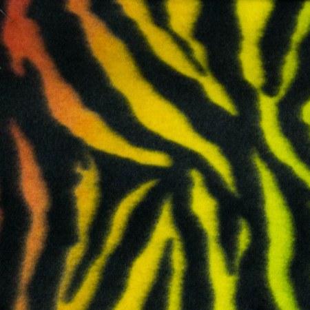 Zebra Print Fleece Fabric