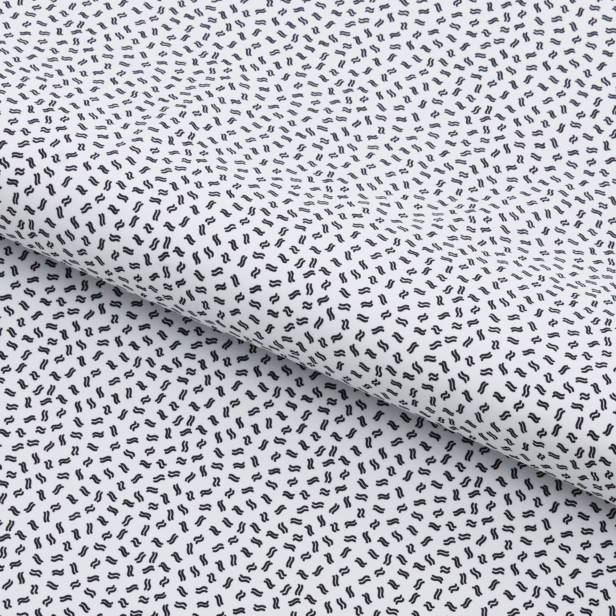 Small Wavy Seamless Lines Printed On Recycled Spandex Fabric | CDW