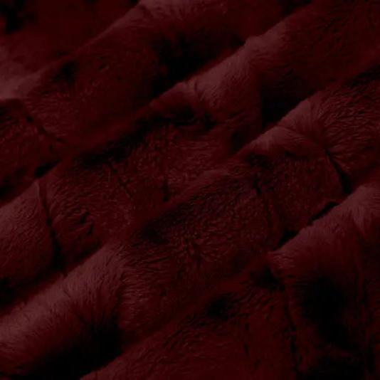 Red Black Cherry Luxe Cuddle Mirage 80" Fabric per yard