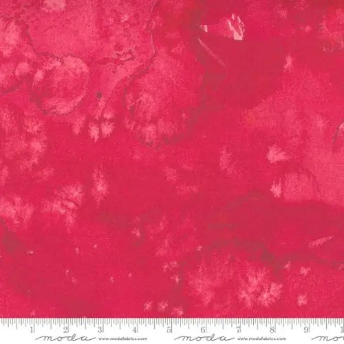 Red Flow Basic Watercolor Painting 44"/45" Fabric Per Yard