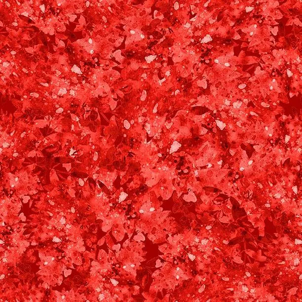 Red Mirage Cotton Wideback Fabric per yard