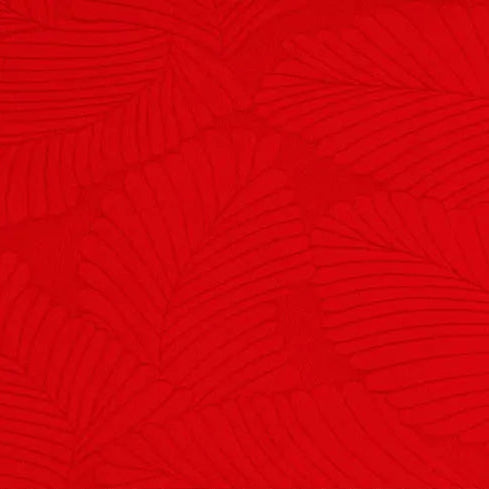 Red Scarlet Cuddle 3 Extra Wide Tropic Burnout Fabric per yard