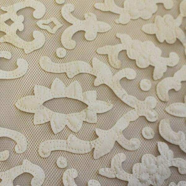 Renee Embroidered Mesh Fabric | CDW