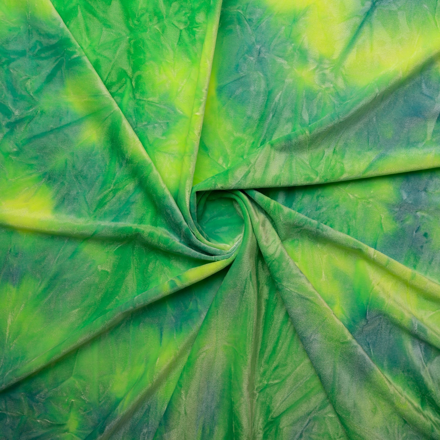 Renegade Tie Dyed Stretch Velvet Fabric | CDW