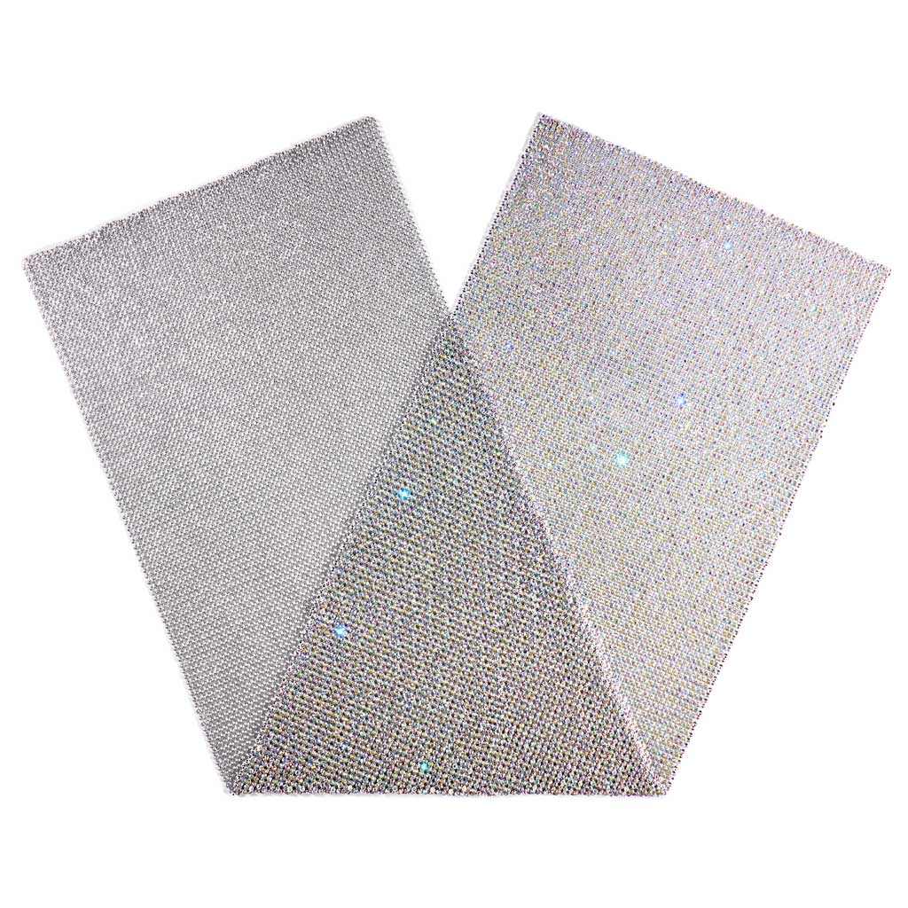 Rhinestone Aluminum Scale Mesh | CDW