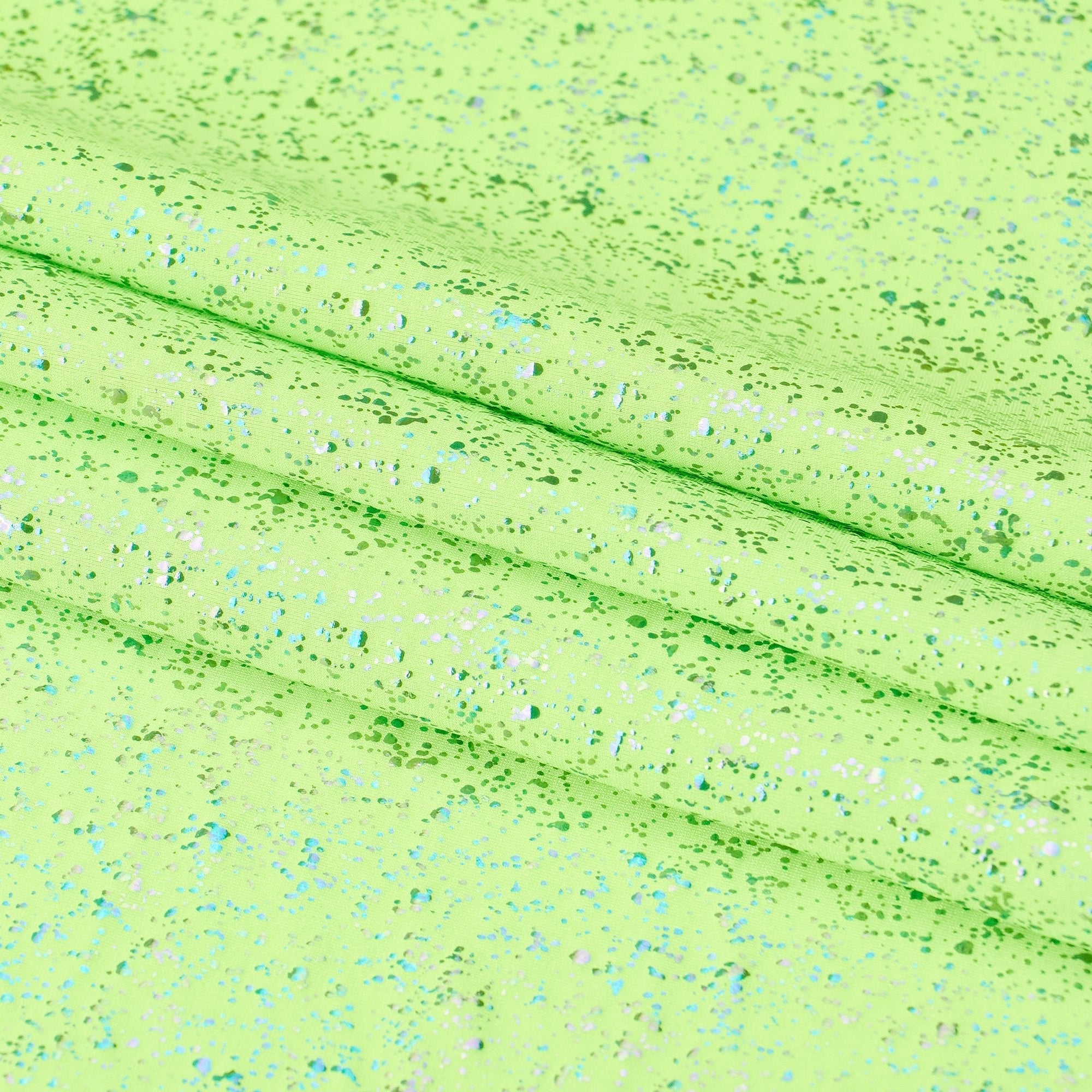 Robins Egg Speckle Spandex Fabric | CDW