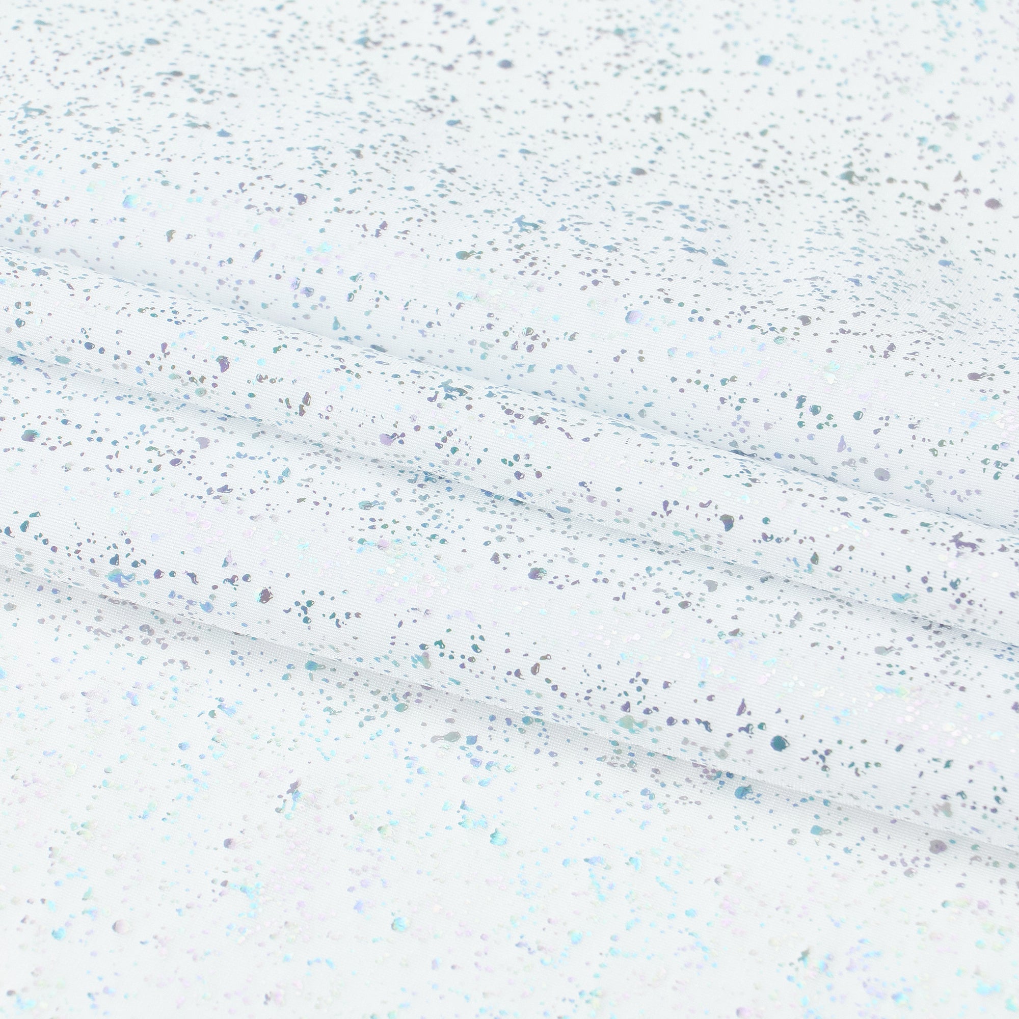 Robins Egg Speckle Spandex Fabric | CDW