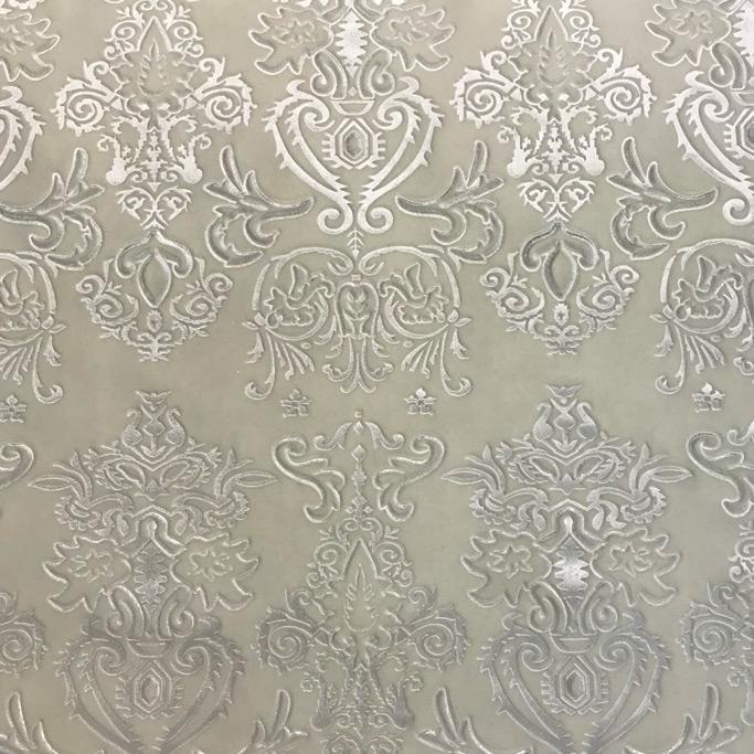 Royalty Embossed Stretch Velvet Fabric | CDW