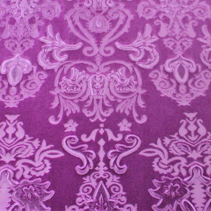 Royalty Embossed Stretch Velvet Fabric | CDW